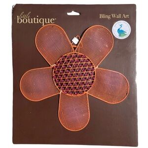 Orange and Purple Bling Wall Art